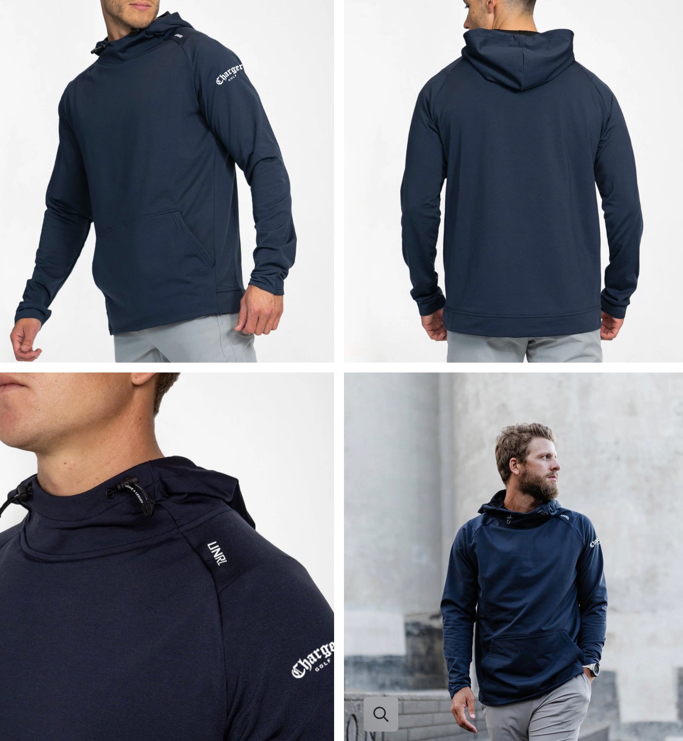 White CROSSOVER HOODIE II GOLF
