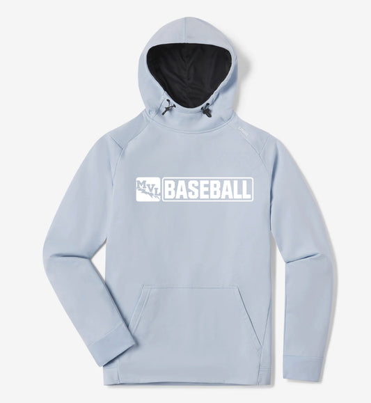 Harbor Blue Crossover Hoodie BASEBALL-LIGHT BLUE WITH WHITE LETTERING