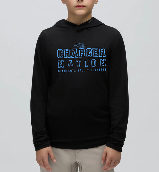 Youth Ultra Long Sleeve Hooded Tee 2026 Nation