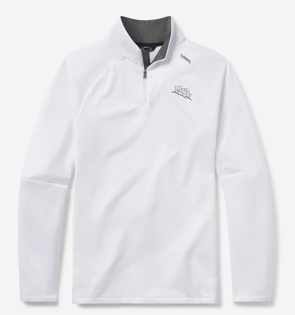 Interlock Quarter-Zip Winter White/Navy 2026