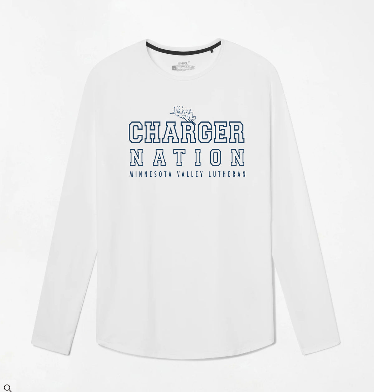 Ultra Long Sleeve 2025 White/Navy Lettering